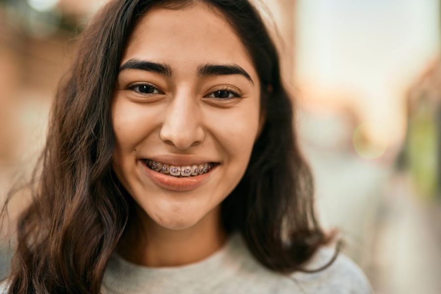 Smiling girl at Harmony Orthodontics